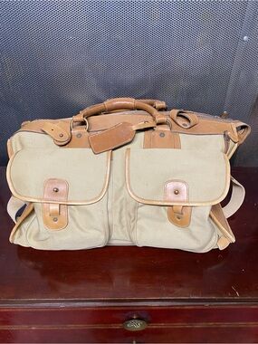 Vintage 1990 Ghurka Marley Hodgson No 2 EXPRESS Bag Khaki Twill Cabin Gym Duffle